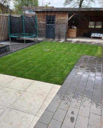 Tuinaanleg in nieuwe tuin