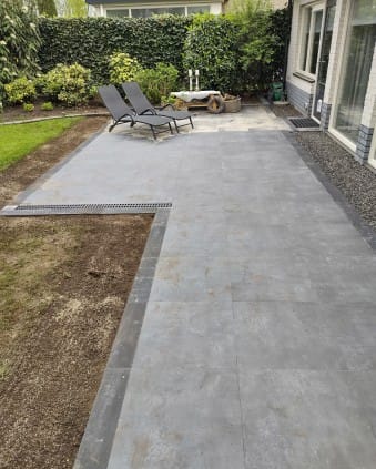 Tuinaanleg in nieuwe tuin